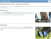 Tablet Screenshot of cachingwelt.de